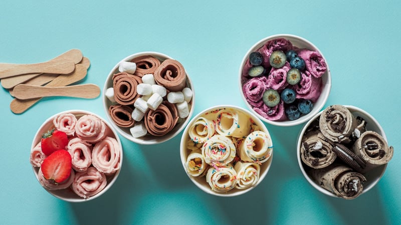 YOLO Rolled Ice Cream